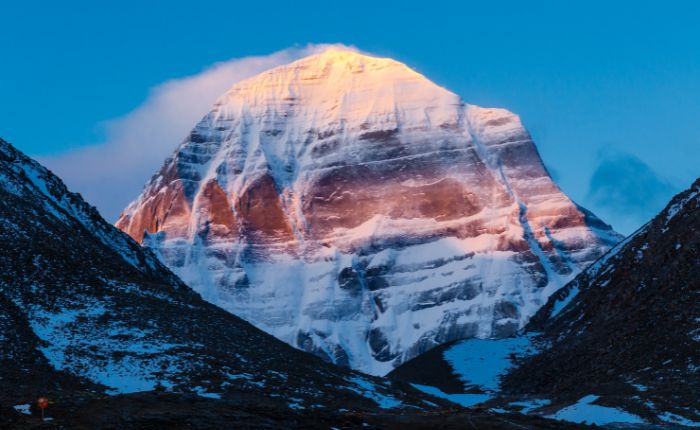 Adi Kailash Morning Mountain View